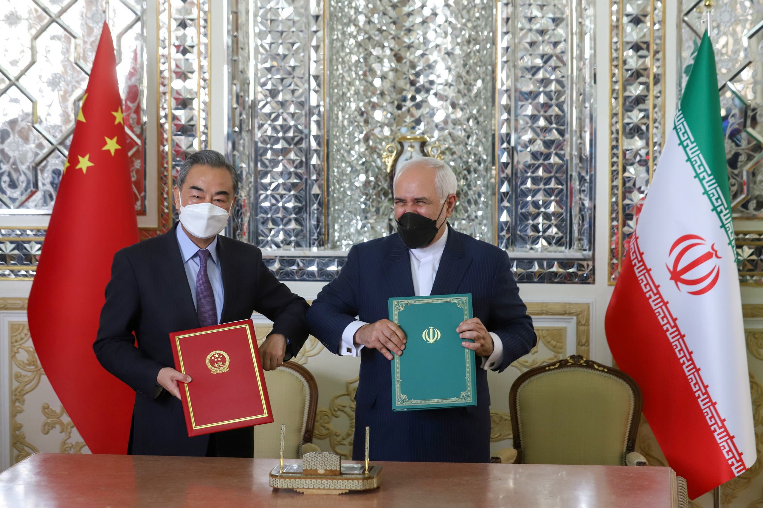 توقيع الاتفاقية بين الصين وإيران في 2021