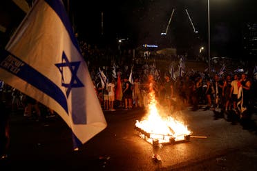 من تظاهرات إسرائيل - رويترز
