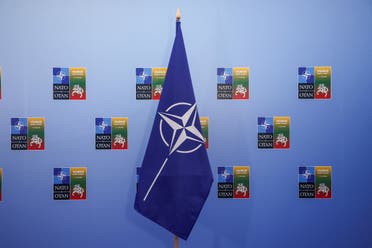 علم الناتو في قمة ليتوانيا - رويترز